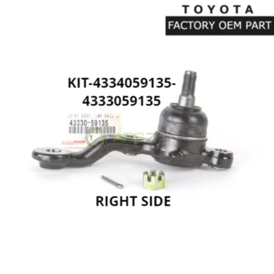 JUEGO RÓTULA INFERIOR DELANTERA DERECHA E IZQUIERDA ORIGINAL TOYOTA LEXUS IS300 2001-2005 OEM Foto 1 de 2