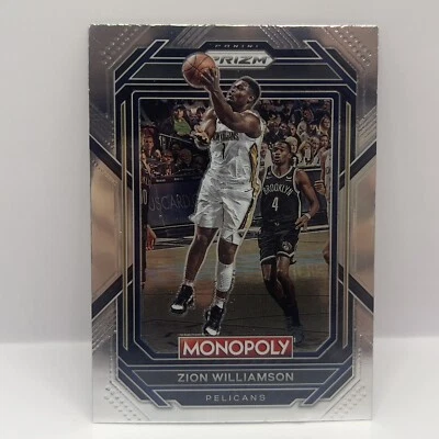 2022-23 Panini Monopoly Prizm Basketball Zion Williamson Base #55 Pelicans - Image 1 of 2