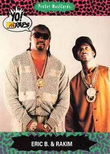1991 Pro Set Yo! MTV Raps #31 Eric B. & Rakim - Picture 1 of 2