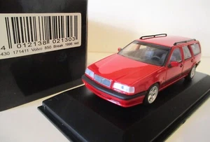 Minichamps 1:43 430 171411 VOLVO 850 ESTATE 1996 Red Coachwork MINT - Picture 1 of 4