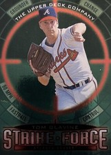 1996 Upper Deck Strike Force Tom Glavine HOF Atlanta Braves #66 NMMT