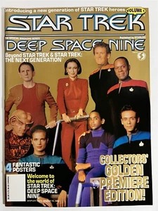 ¡REVISTA STAR TREK DEEP SPACE 9 VOLUMEN 1 1993 STARLOG CON PÓSTER! - Imagen 1 de 2