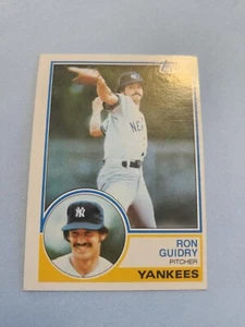 ron guidry 1983 TOPPS #440 YANKEES PITCHER - Picture 1 of 3