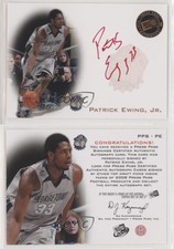 2008 Press Pass Signings Bronze Red Ink Patrick Ewing Jr #PPS-PE Rookie Auto RC