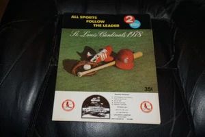 1978 ST. LOUIS CARDINALS BASEBALL PROGRAM VS PIRATES CARDS WIN FORSCH WIN - Bild 1 von 3