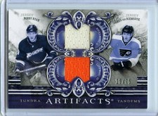  2010-11 Artifacts Tundra Tandems Silver #TT2-NEWJ James van Riemsdyk/Bobby Ryan