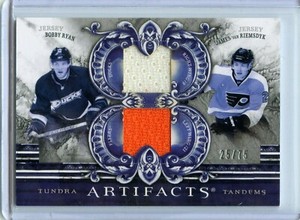  2010-11 Artifacts Tundra Tandems Silver #TT2-NEWJ James van Riemsdyk/Bobby Ryan