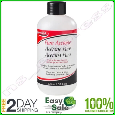 Acetona Pura Para Quitar Uñas De Gel UV 8 OZ Quitaesmalte Removedor Esmalte Nuevo Foto 1 de 4