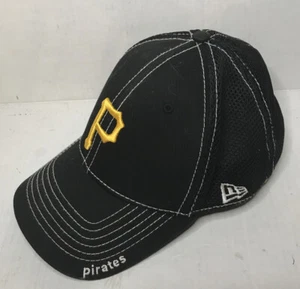 Chapeau ajusté dos en maille Pittsburgh Pirates New Era - noir coupe stretch moyenne grande - Photo 1/7