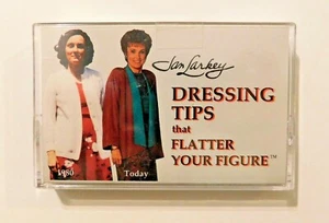 Vintage Jan Larkey Dressing Tips That Flatter Your Figure Cassette 1990 Fashion - Imagen 1 de 3