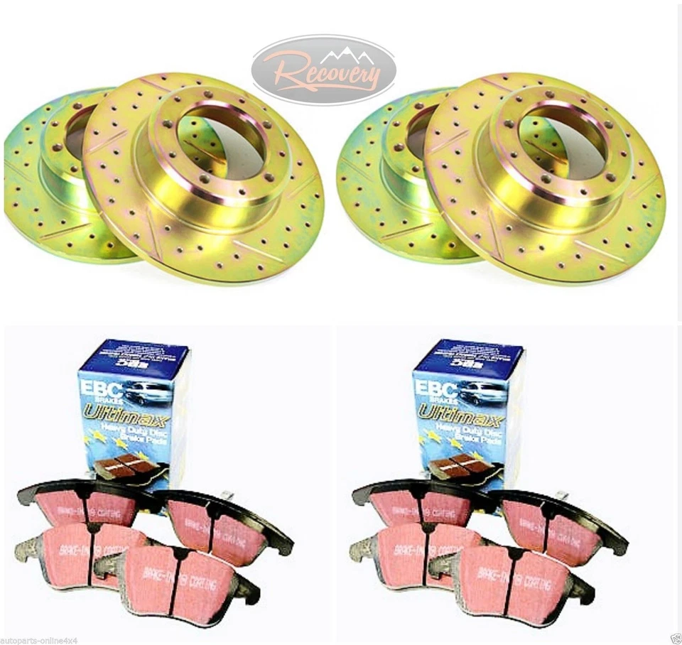 DISCOVERY 1  FRONT & REAR PERFORMANCE RECOVERY BRAKE DISCS & EBC PADS - Image 1 of 1