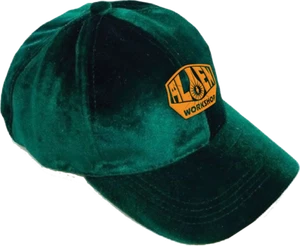 Alien Workshop OG Logo Green Velvet Strapback Hat - Picture 1 of 1