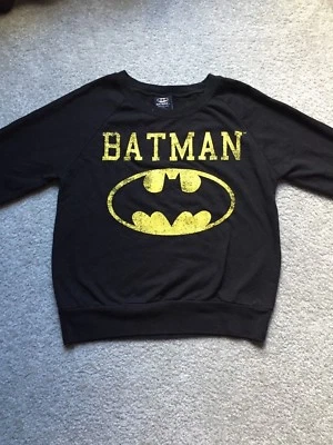 Sudadera negra para mujer Batman, talla S Foto 1 de 4