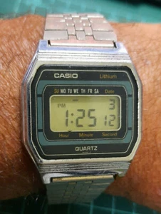 Vintage Casio B819 Module 155 Digital Watch Year 1984 Japan RT working full - Picture 1 of 4