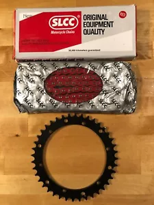 YAMAHA REAR SPROCKET 40 T BANSHEE BLASTER WARRIOR RAPTOR 520 110 L RED CHAIN - Foto 1 di 2