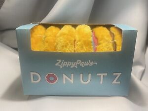 Zippy Paws Miniz Donutz Dog Toy Boxes with A Total Of 6 Mini Donuts
