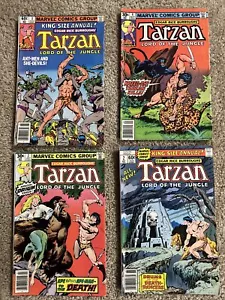 4 Vintage Edgar Rice Burroughs Tarzan Lord of the Jungle Comic Books - Picture 1 of 12