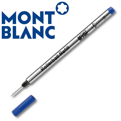 MontBlanc Rollerball Tintenschreiber Refill mine F Royal Blue Blau - Bild 1 von 3