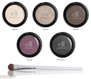 e.l.f. Single Color Eye Shadow PICK YOUR COLOR ELF w/Eye Shadow Brush Free S&H - Picture 1 of 18