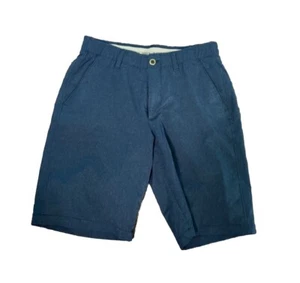 Under Armour Golf HeatGear blaue Herrenshorts lockere Passform Schrittlänge Größe 32 - Bild 1 von 6