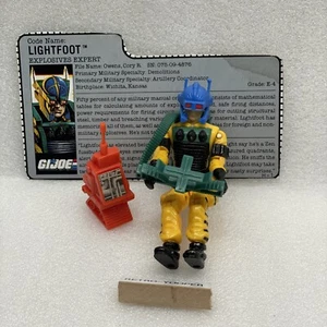 G.I. Joe Vintage Lightfoot mit Karte 100 % KOMPLETT 1988 sauber. - Bild 1 von 10