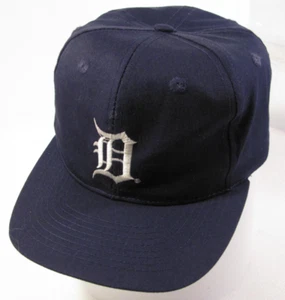 Detroit Tigers Baseball Cap Unisex Adjustable Plain Logo Vtg 90s Cotton MLB Hat - Picture 1 of 10