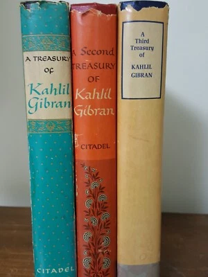 Lot of 3 Kahlil Gibran HC Books Citadel Press 1st/2nd/3rd Treasuries of Writings - Image 1 of 4