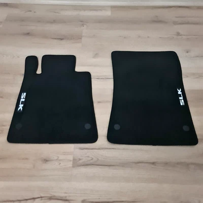 前汽车垫丝绒适用于梅赛德斯 SLK R172 2011 - 2016 防水地毯衬里 — 第 1/4 张图片