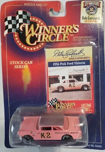1998 WINNERS CIRCLE DALE EARNHARDT '56 PINK FORD VICTORIA CAR NEW - Picture 1 of 4