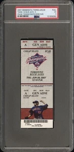 2007 Frank Thomas 500 Home Run Full Ticket PSA 5 Blue Jays at Twins 6/28/07 - Picture 1 of 2