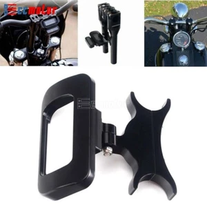 T-Bar Riser Gauge Mount For Harley Softail Low Rider ST FXLRST FXLRS FXLR FXBBS - Picture 1 of 8