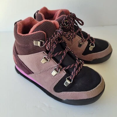 Kids Sz 11.5  ADIDAS Terrex Warm Hiking Shoes  Boots Burgundy Black Lace Comfort - Image 1 of 4