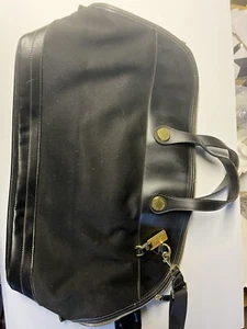 Classic DOONEY- BOURKE Black Canvas/Leather WEEKENDER Overnight DUFFLE BAG - Picture 1 of 8