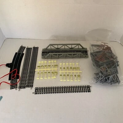 HO Model Train Misc Signs Track Complete Raised Bridge ￼T-Pole Msc Parts - Image 1 of 4