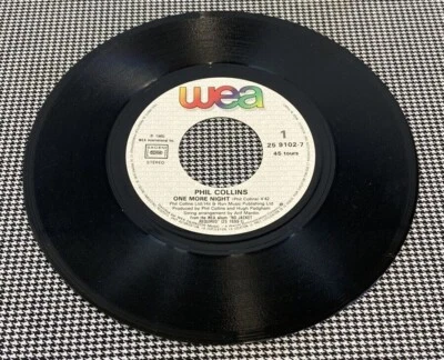PHIL COLLINS - ONE MORE NIGHT WITH YOU - VINYL 7" SINGLE FRENCH IMPORT (TX-13) - Image 1 of 2