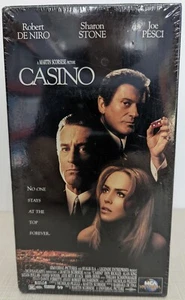 NEW CASINO VHS HTF Sealed RARE 2 Tape Classic Gangster Movie OOP Clean Scorsese - Picture 1 of 6