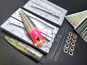 Two Mold Lure Kit for Large Floating Epoxy Popper 18 cm / 120 g - Picture 1 of 15