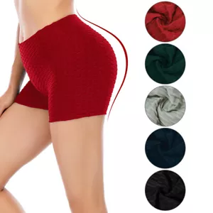 Women Sports Yoga Shorts High-waisted Gym Workout Fitness Casual Hot Pants - Picture 1 of 17