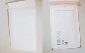 Enveloppe bulles X 20 blanches Taille 2 ext 140 X 225 / int 115 X 215 mm - Imagen 1 de 1