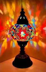 Lámpara de mosaico L Lámpara oriental Estrella de colores Lámpara de mosaico Luces de Samarcanda - Imagen 1 de 6