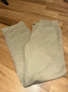 NWOT French Toast Adj Waist Pants Khaki Tan Size 16  School Uniform Power Knee - Picture 1 of 11