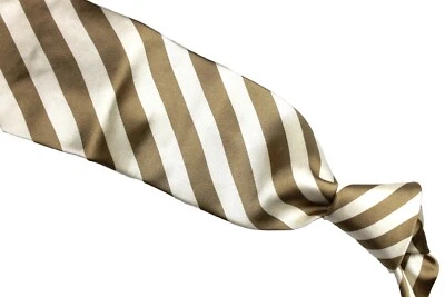 Corbata Dunhill Hombre Seda Hecha en Inglaterra Rayas Marrón Diseñador 60x4 Foto 1 de 4