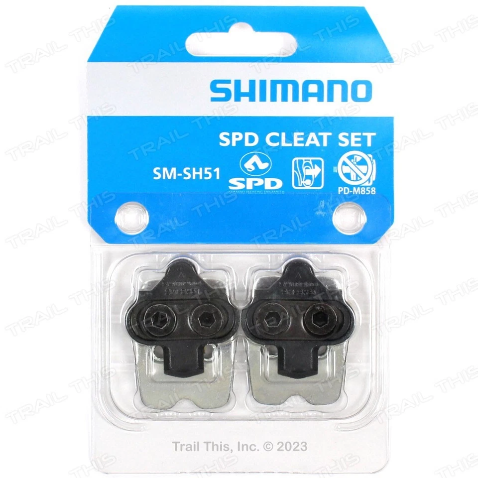 SHIMANO SM-SH51 SPD Cleat Set w/ Nuts for M520 M515 M505 M536 Pedals MTB Bike