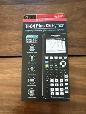 BRAND NEWSEALED Texas Instruments TI-84 Plus CE Python Graphing Calculator Black - Image 1 of 3