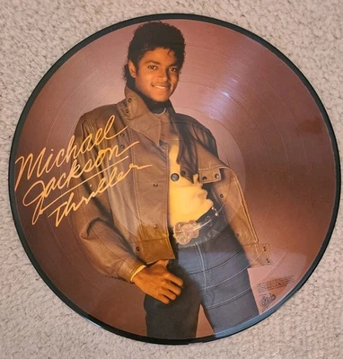 The Official Michael Jackson Picture Disc LP Like New Two Sided - Image 1 of 3