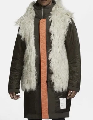 Jaqueta masculina Nike reversível Therma-Fit lateral Parka tamanho grande limitada - Imagem 1 de 4