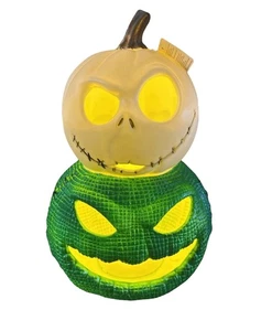 Nightmare Before Christmas Jack Oogie Boogie LED Leuchtkürbis & Batterien - Bild 1 von 6
