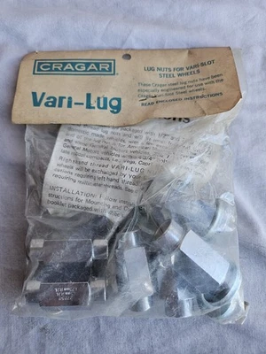 Cragar Vari-Slot Ruedas de Acero Vari-lug 27256-6 1.25RH+1.50RH Nuevo Antiguo Stock Foto 1 de 3