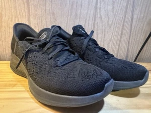 Skechers Shoes Womens Size 7.5 Black Martha Stewart Slip-ins Knit SN 158911 - Picture 1 of 7