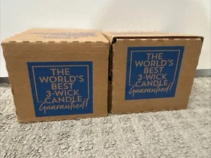 Bath & Body Works Happy Hanukkah Candle 3-wick Sufganiyot Rare New In Box Lot 2 - Picture 1 of 3